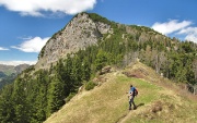 74 Rieccomi al Forcolino, con l'anticima sud del Pizzo Badile...